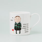 Boxed Bone China Mug – Golf